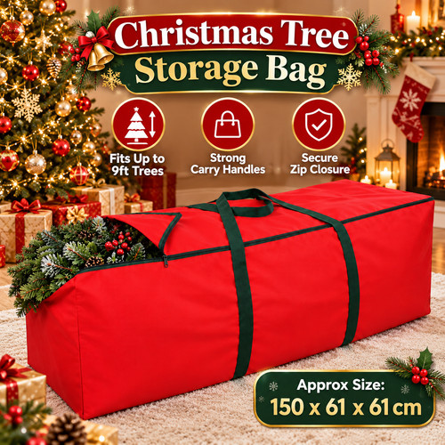 Christmas tree storage bag - christmas, up